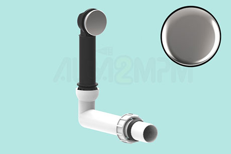 Round overflow circular section with articulated joint and LEROND cover