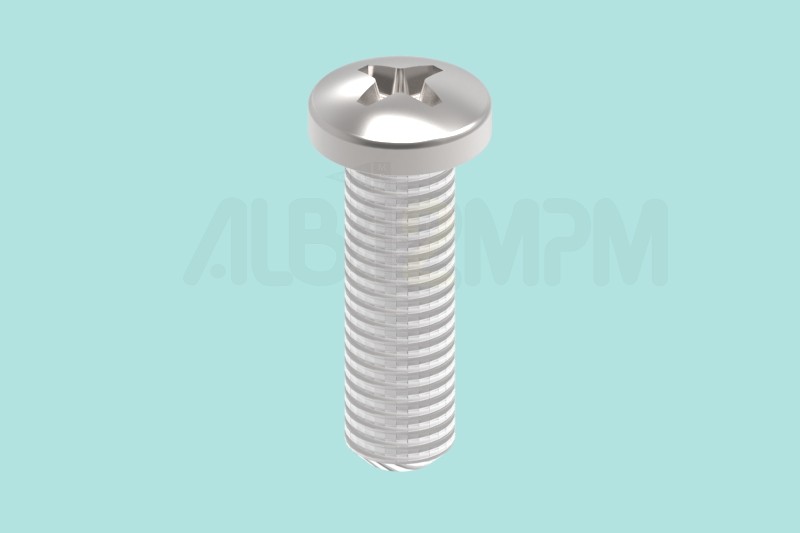 M6 Phillips-slot screw reduced head